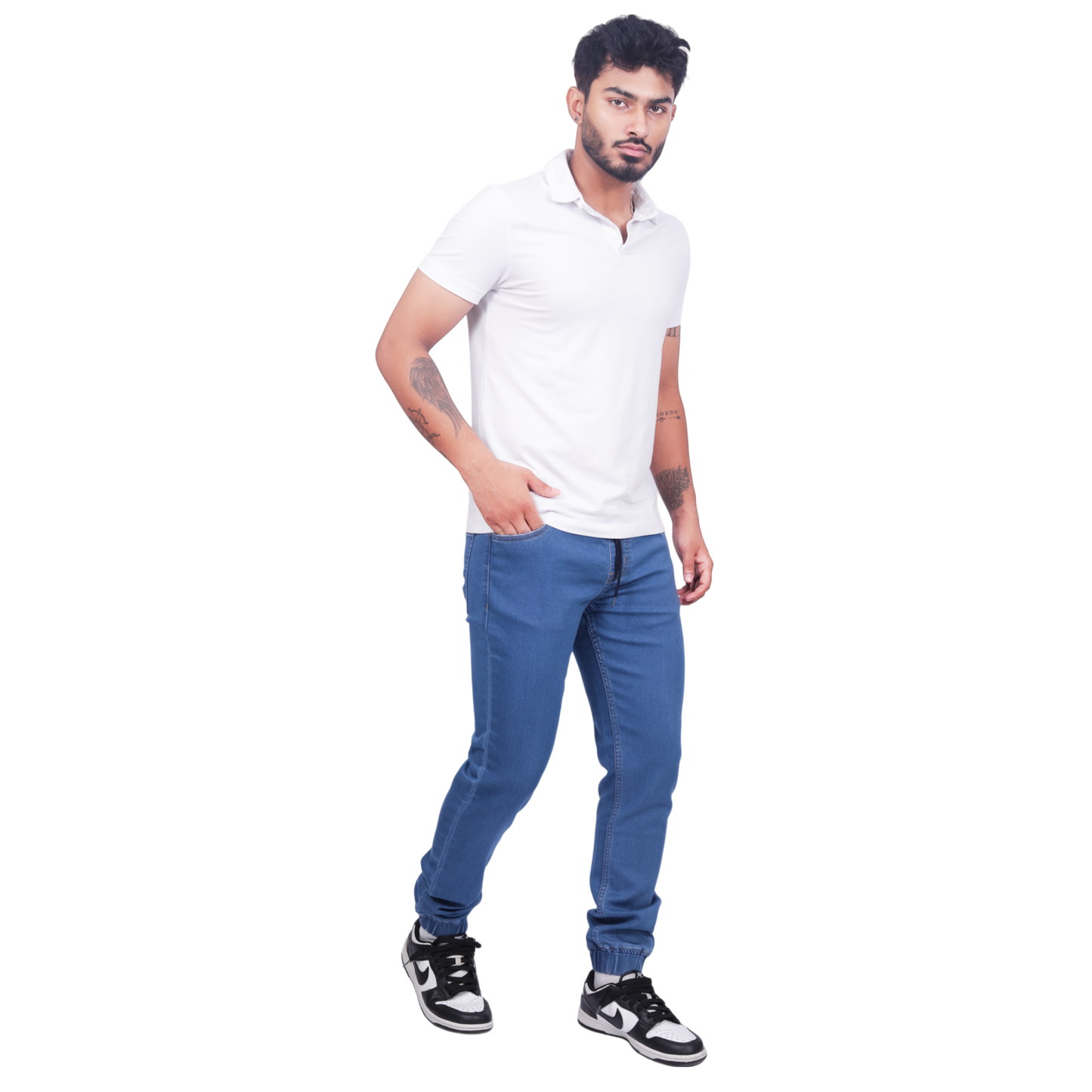 Men Smart Jogger Stretchable Jeans