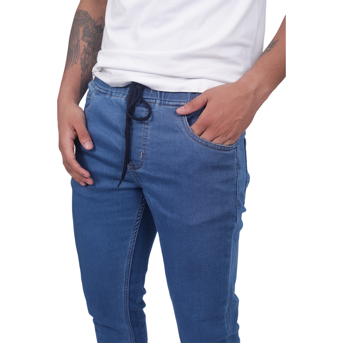 Men Smart Jogger Stretchable Jeans