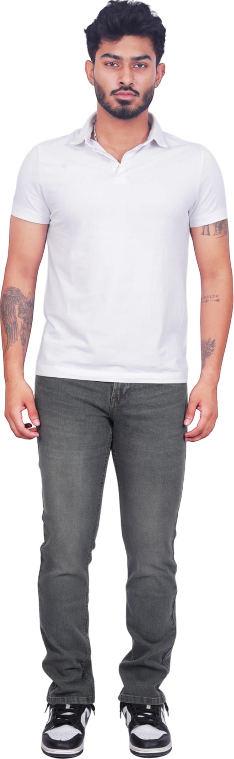 Men Smart Mid-Rise Clean Look Light Fade Stretchable Jeans
