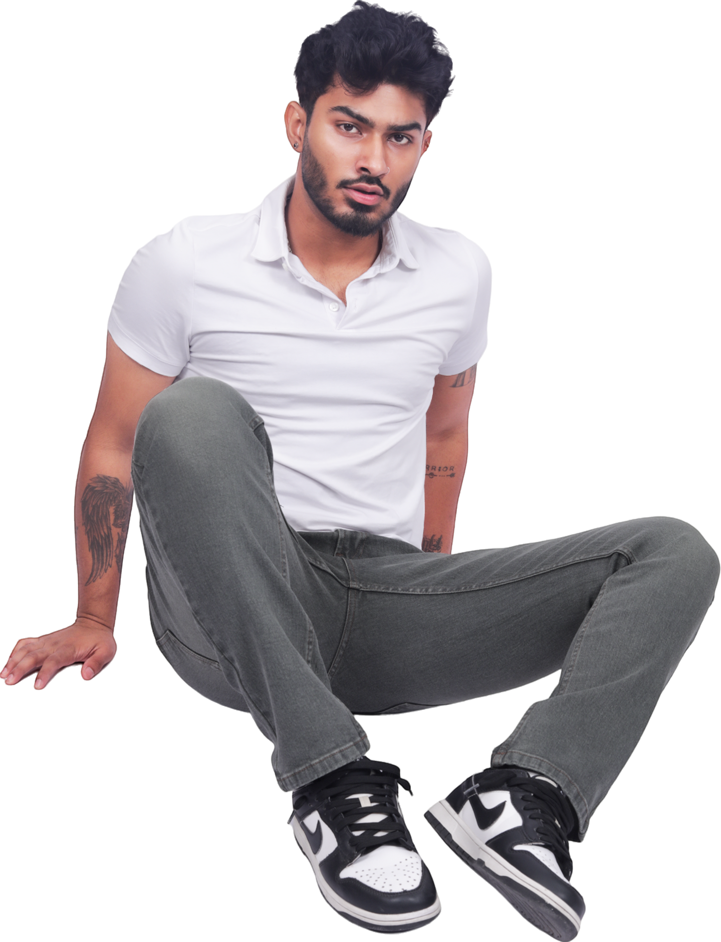 Men Smart Mid-Rise Clean Look Light Fade Stretchable Jeans