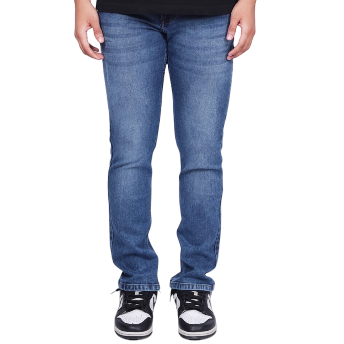 Men Smart Clean Look Heavy Fade Cotton Jeans