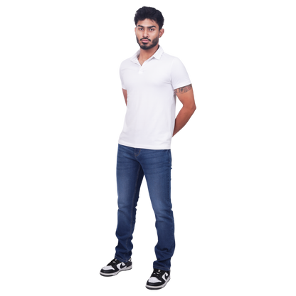 Men Classic Light Fade Clean Look Stretchable Jeans