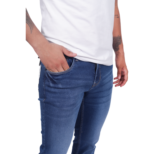 Men Classic Light Fade Clean Look Stretchable Jeans