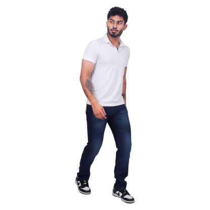 Men Mid-Rise Classic Fit Light Fade Stretchable Jeans