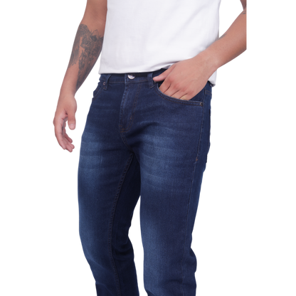 Men Mid-Rise Classic Fit Light Fade Stretchable Jeans