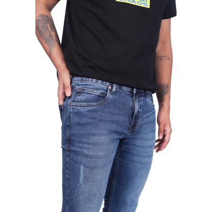 Men Smart Clean Look Heavy Fade Cotton Jeans
