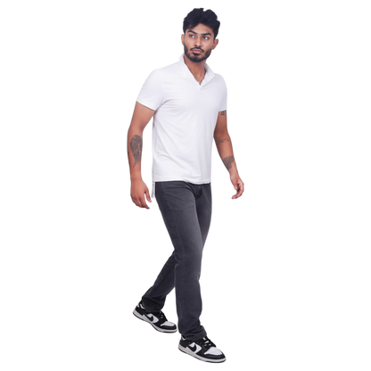 Men Black Regular Fit Casual Jeans