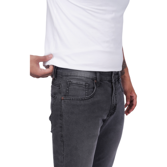 Men Black Regular Fit Casual Jeans