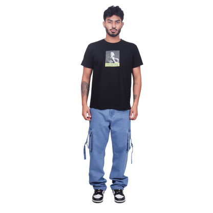Men Comfort Relaxed Fit Clean Look Pure Cotton Cargo Jeans