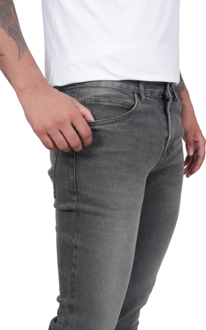 Men Smart Mid-Rise Clean Look Light Fade Stretchable Jeans