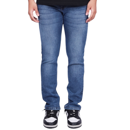 Men Smart Clean Look Heavy Fade Cotton Jeans